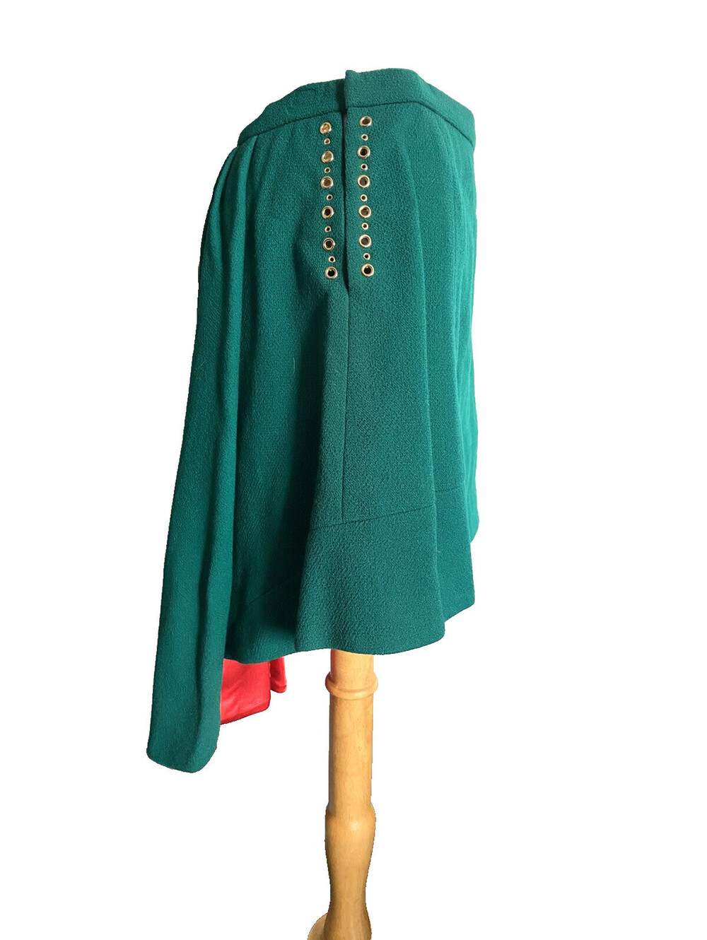 Vintage Louis Vuitton 2006 FR-36/38 Marc Jacobs Green Tray Asymmetrical Skirt - Picture 4 of 10